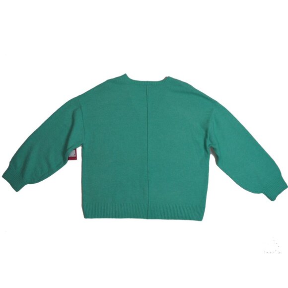 Vince Camuto Aqua Drop Shoulder Soft Cozy Long Sleeve V-Neck Sweater Sz L - Picture 2 of 7